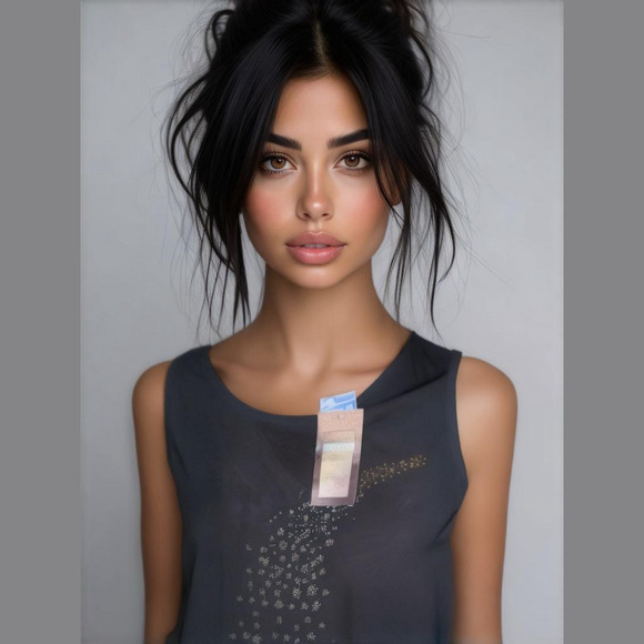 Shiny Tops - SHINY Rhinestone Embellished Sleeveless